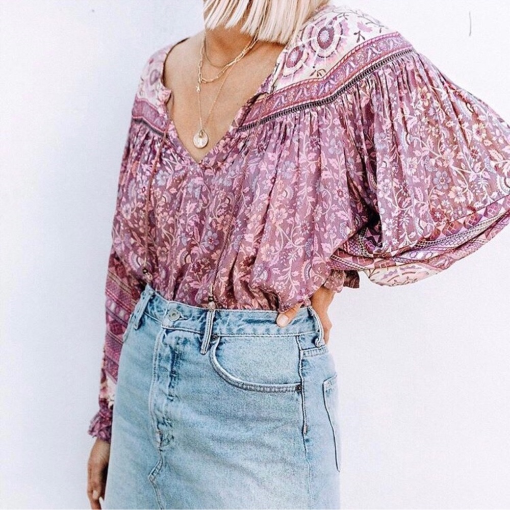 Spell blouse- never worn and beautiful! Size Medium- but flowy, generous fit❤️